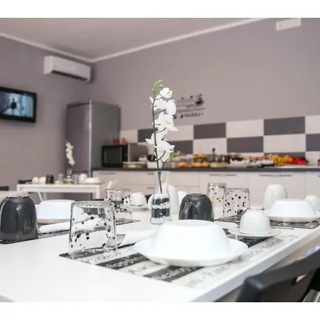 Black-and-white Bed & Breakfast