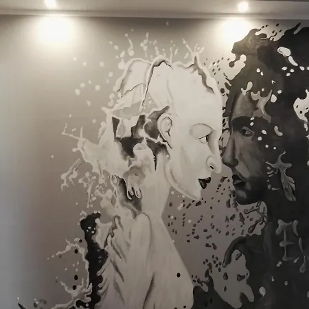 Alojamento de Acomodação e Pequeno-almoço Black-and-white