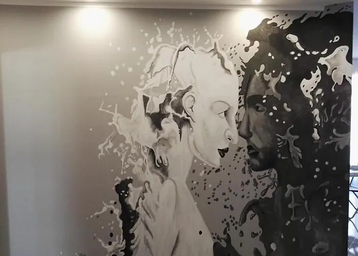 فندق مبيت وإفطار Black-and-white